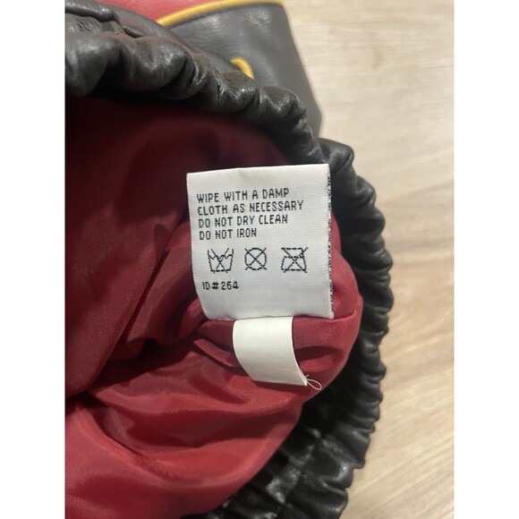 NFL Washington Redskins Men's Leather Full Zip Bomber Jacket 2XL XXL - Picture 8 of 12